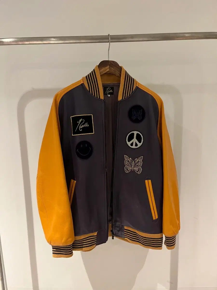 最終値下げNEEDLES Award JacketCowhide Leather NEEDLES X Schott Track Jacket - Cowhide Leather – unexpected store